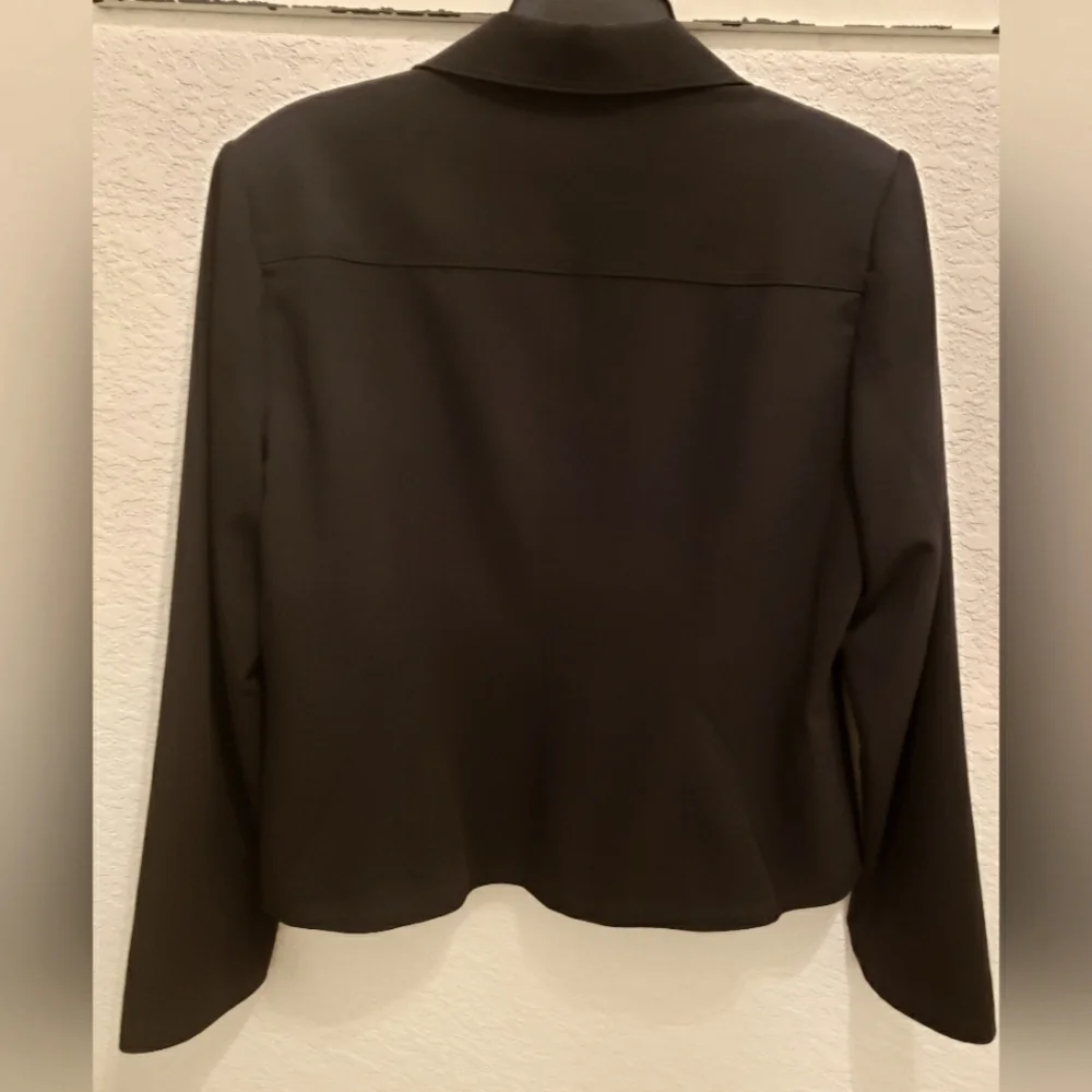 Rafaella Petites Black Lightweight Blazer Size 10P - Picture 2 of 3